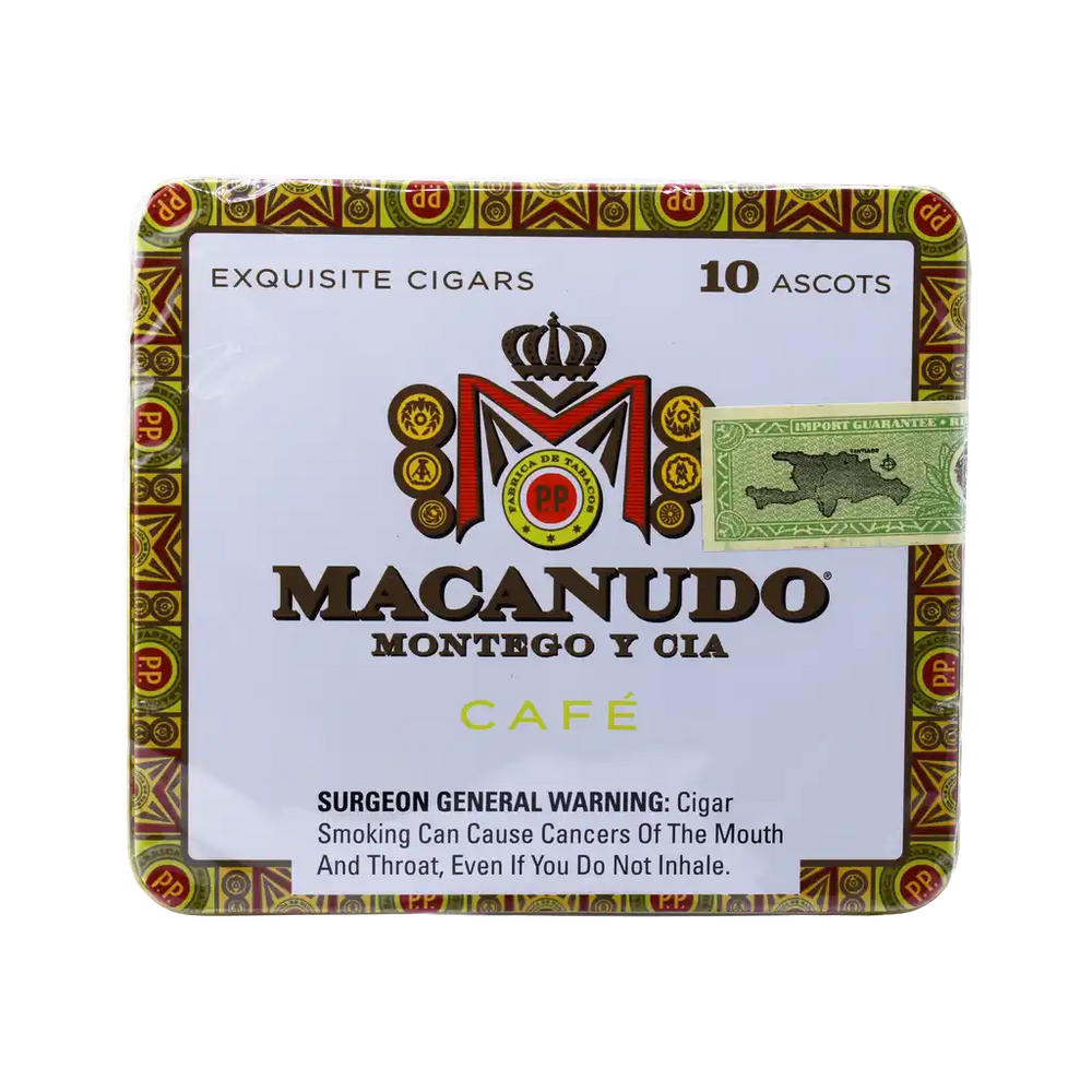 Macanudo Maduro Ascot Tin (Cigarillos) (4.2"x32)