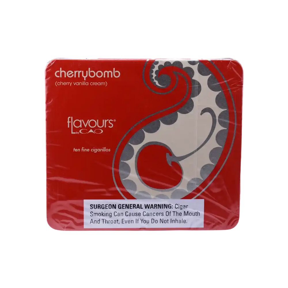 Cherrybomb Tin Mini (Cigarillos) (4.0"x30) | Box of 100