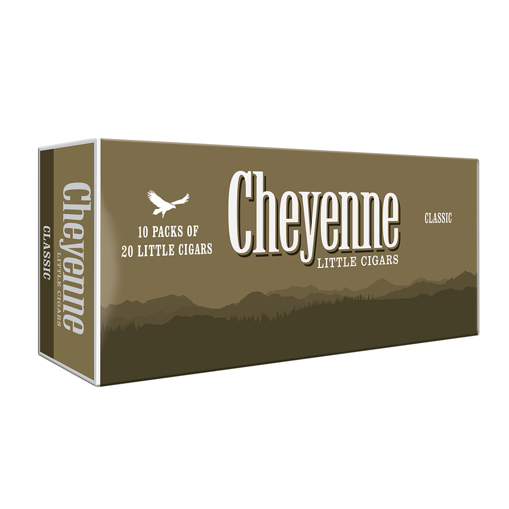 Cheyenne Filtered Cigars | Classic 3 | 10 Packs of 20 (200 total)