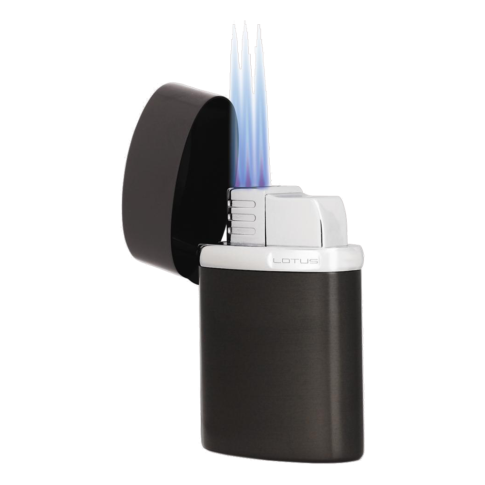 Lotus Cigar Lighters | Table Lighter Gun Metal | Default