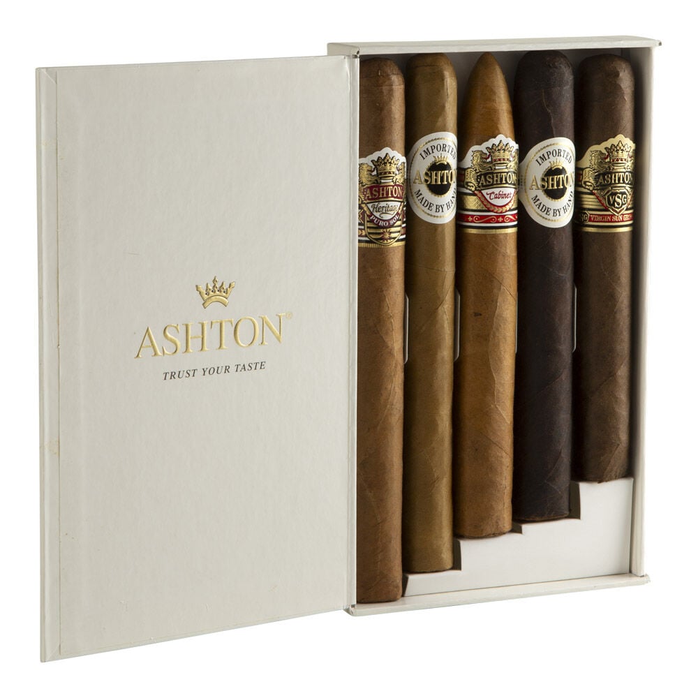 Cigar Samplers | Ashton 5 Cigar Assortment | Box of 5