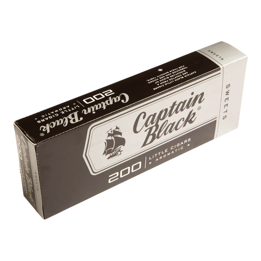 Captain Black Little Cigars | Sweets 3 | 10 Packs of 20 (200 total)