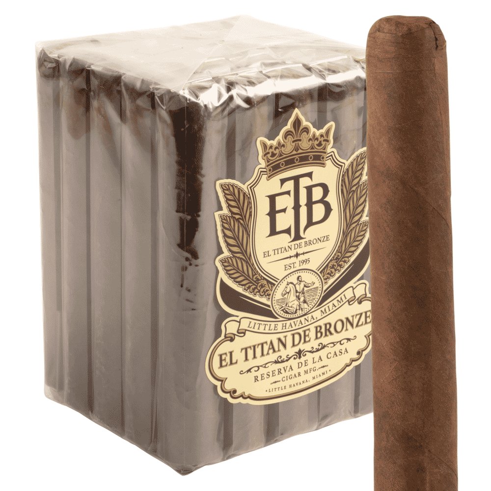 El Titan de Bronze Reserva Maduro Robusto / 5 x 50 Bundle of 25