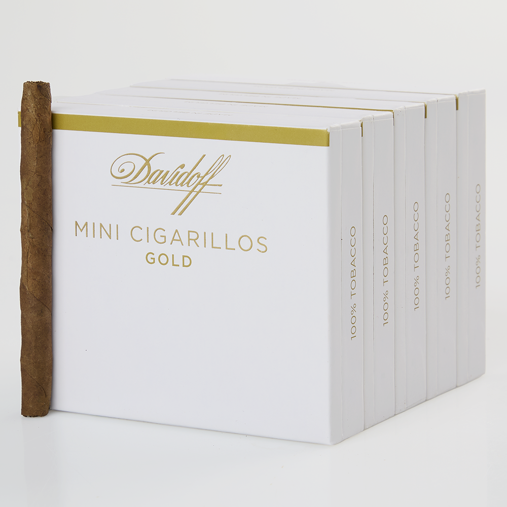 Davidoff Minis - Mini Cigarillos (3.5" x 20) - Silver (Box of 50)