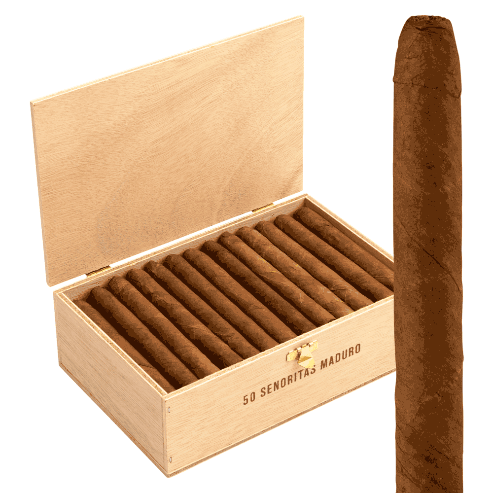 Western Supply Company Senoritas Maduro / 3.87 x 31 Box of 50