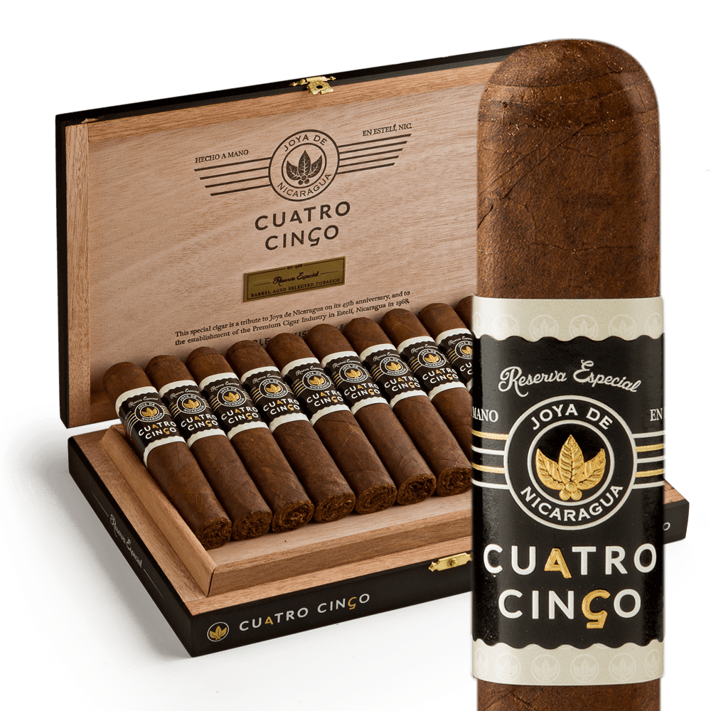 Joya de Nicaragua Cuatro Cinco Reserva Especial Doble Robusto / 5 x 56 Box of 10