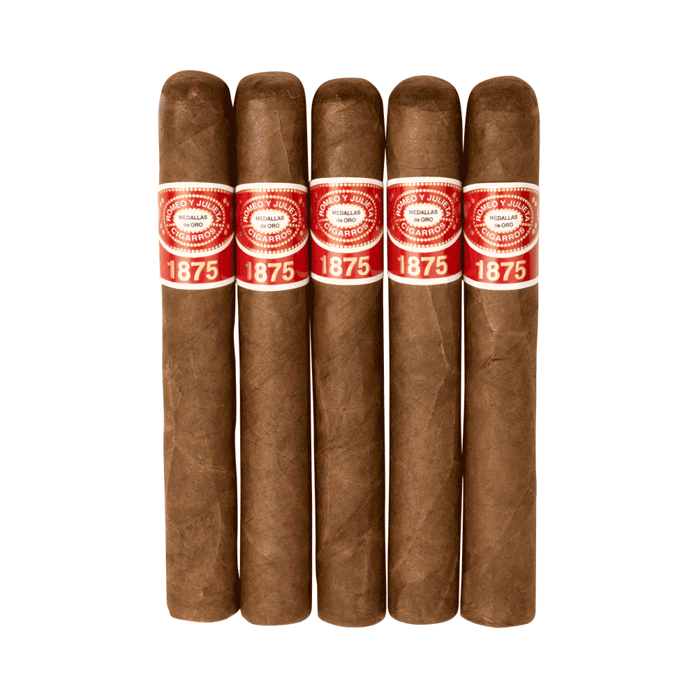 Romeo y Julieta 1875 Deluxe No. 2 / 6 x 50 Box of 10 Glass Tubes