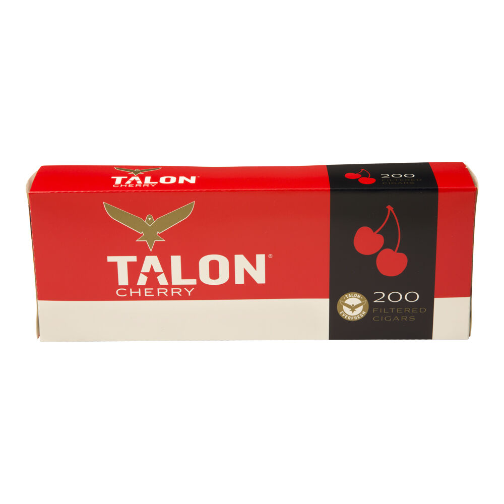 Talon Filtered Cigars | Cherry 3 | 10 Packs of 20 (200 total)
