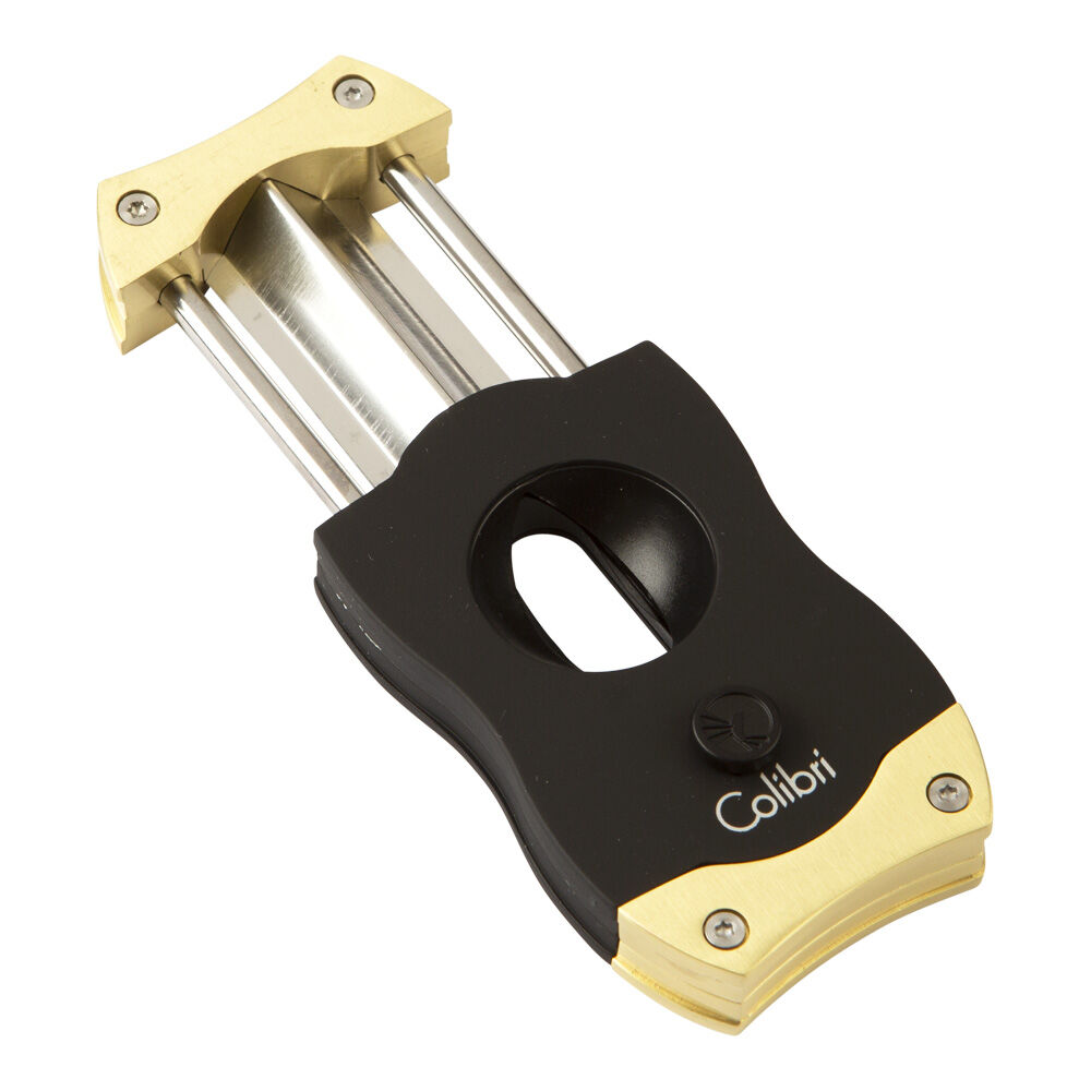 Colibri Cigar Cutters | Black & Gold V-Cut | Default