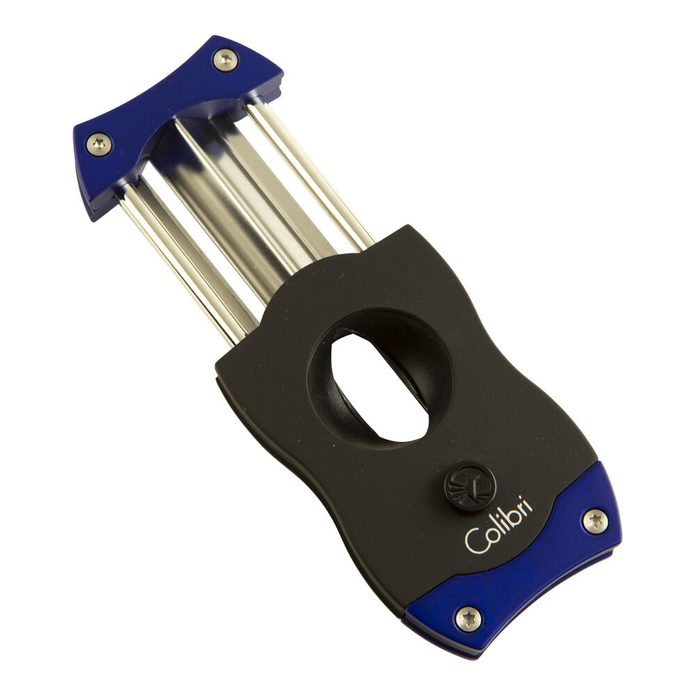 Colibri Cigar Cutters | Blue & Black V-Cut | Default