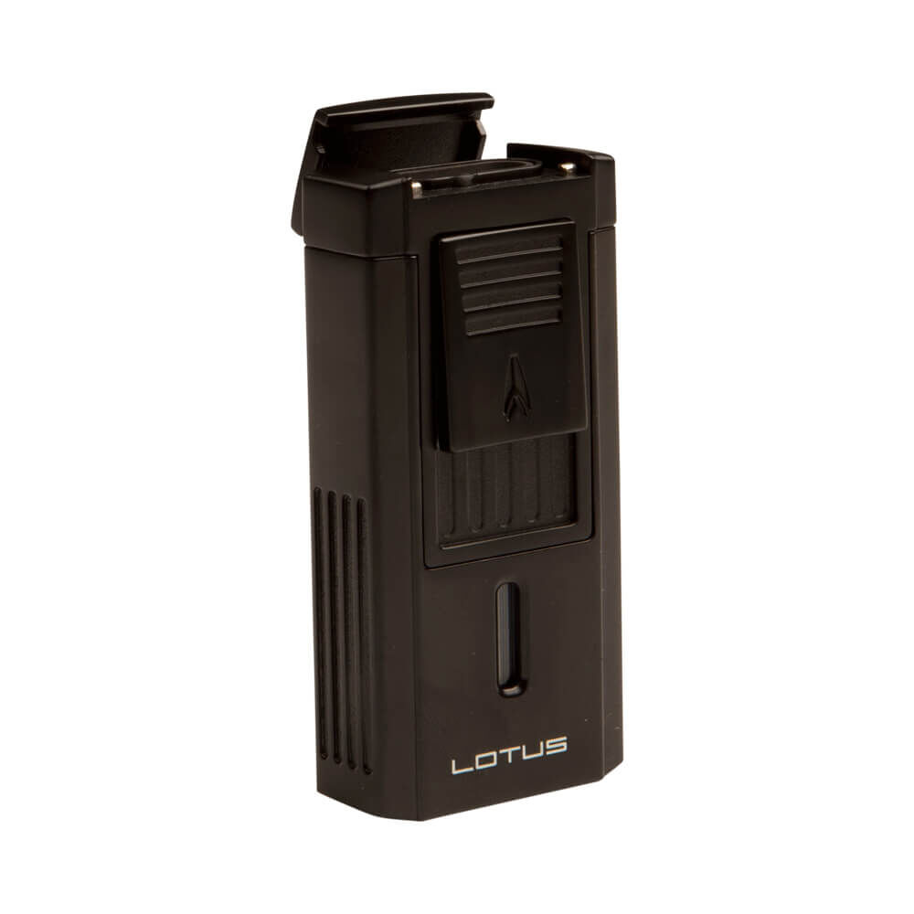 Lotus Cigar Lighters | Duke Lighter w/ Black Serrated V-Cut | Default