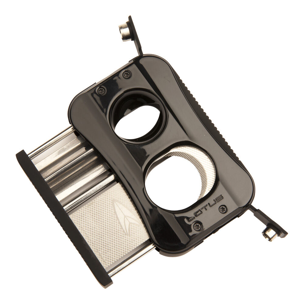 Lotus Cigar Cutters | Omni Twin Cutter Black | Default