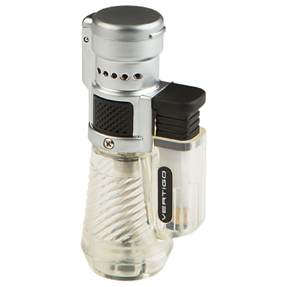 Vertigo Cigar Lighters | Clear Cyclone Triple Flame | Default