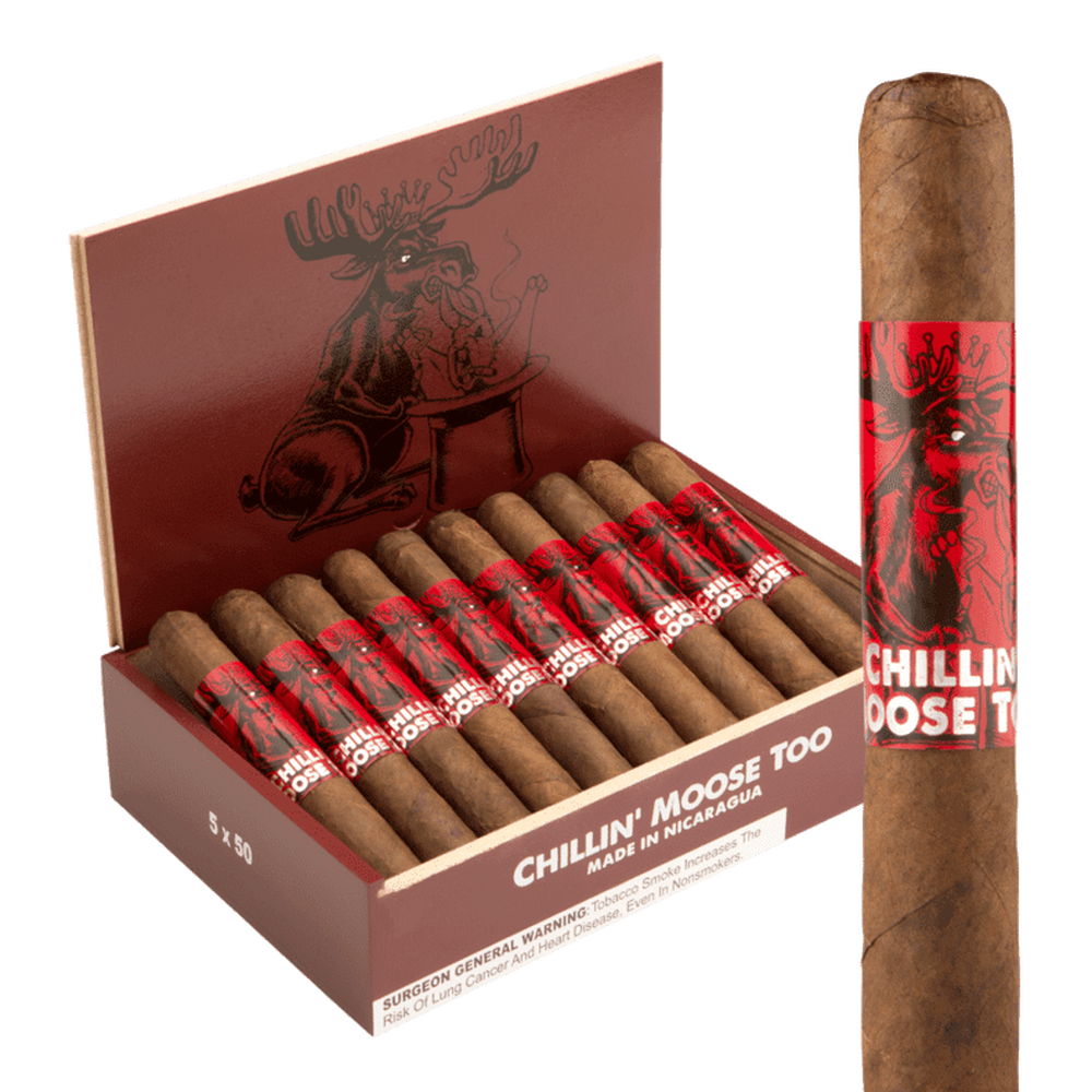 Chillin' Moose Too Robusto / 5 x 50 Box of 20