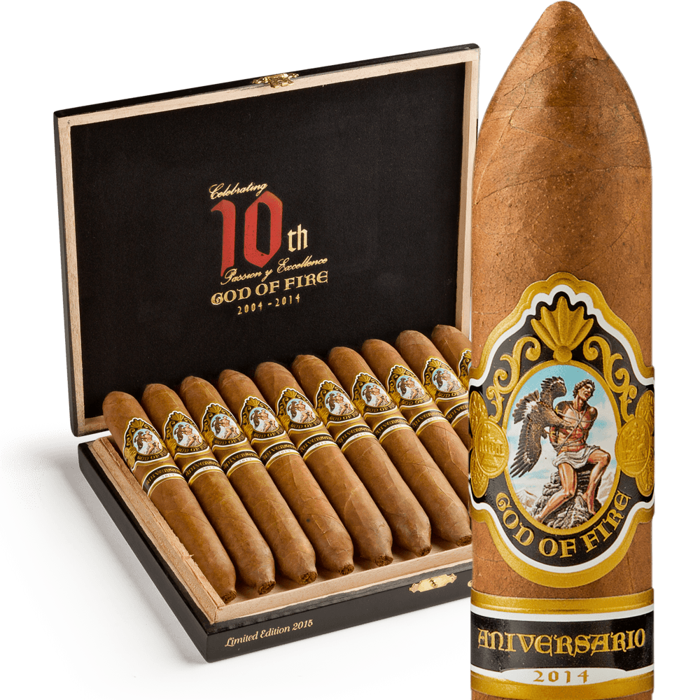 God of Fire Serie Aniversario 54 / 7.5 x 54 Box of 10