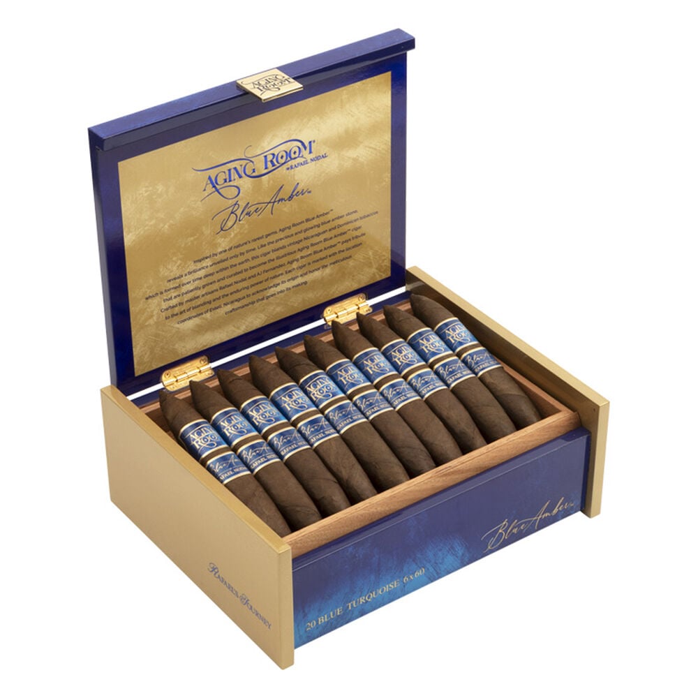 Aging Room Blue Amber Turquoise Perfecto | Box of 20