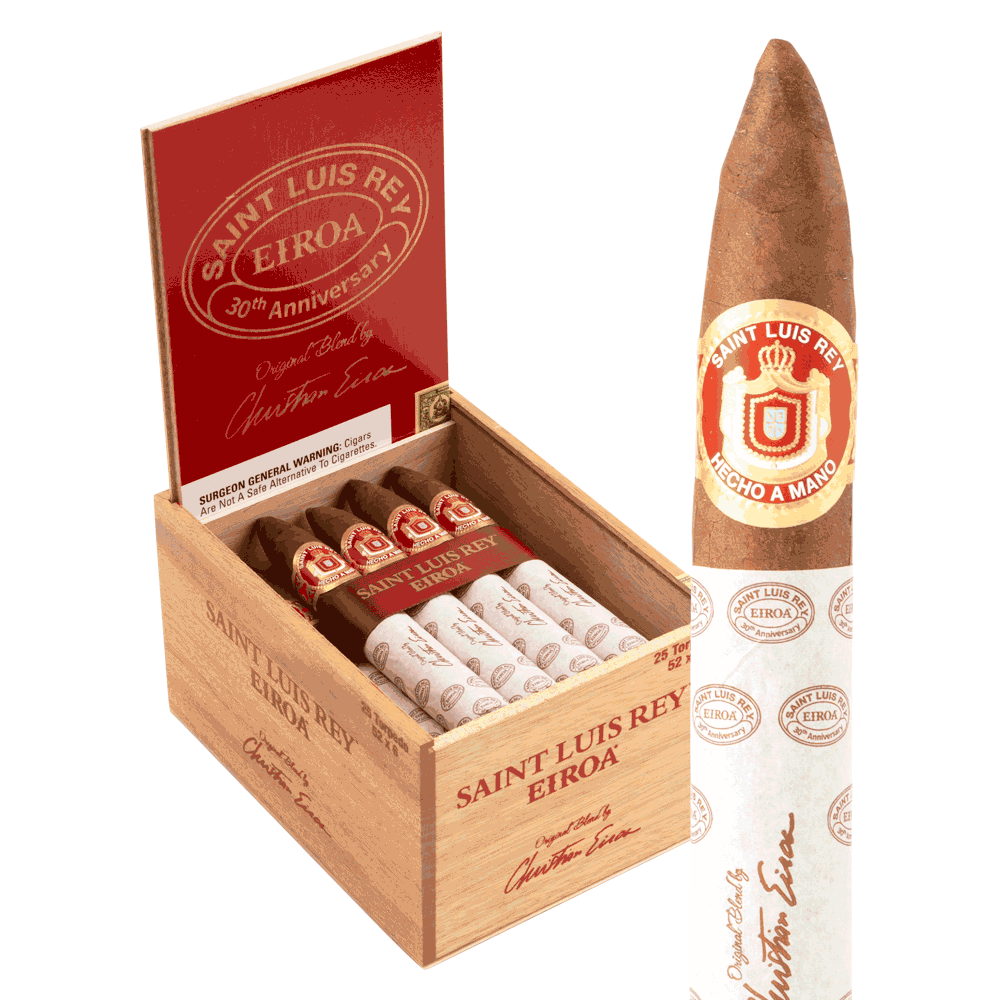 Saint Luis Rey Eiroa 30th Anniversary Torpedo / 6 x 52 Box of 25