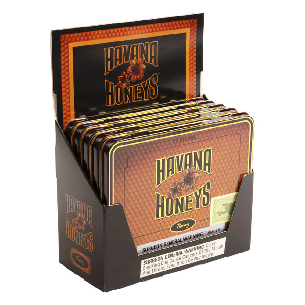 Havana Honeys | Honey Cigarillos 5/10 Tins | 5 Tins of 10 (50 total)