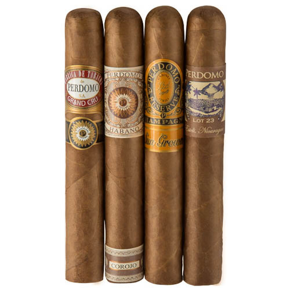 Cigar Samplers | Perdomo 4-Pack Humidified Sun Grown Sampler | Pack of 4