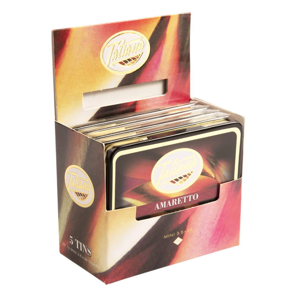 Tatiana Classic | Miniature Amaretto 5/10 Tin 3 | 5 Tins of 10 (50 total)