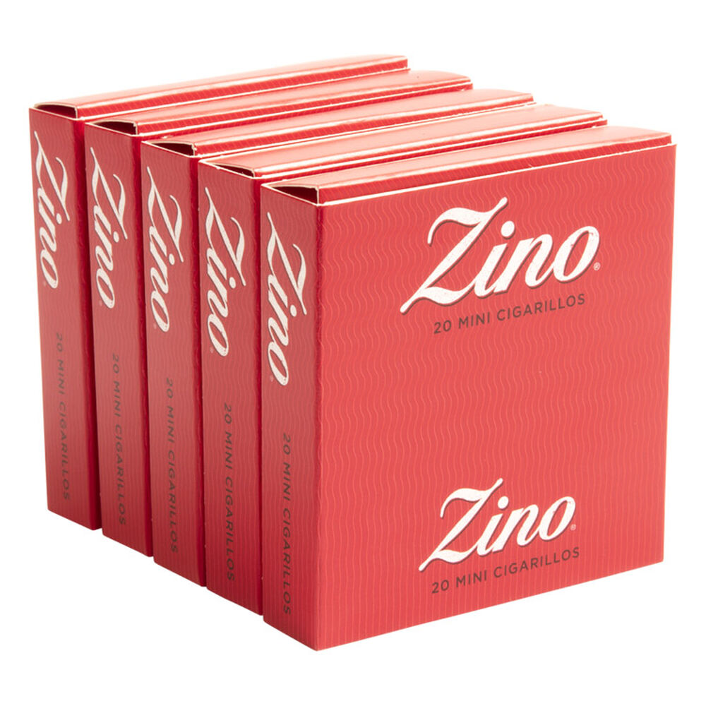 Zino Red | Mini Cigarillos 3 | 5 Packs of 20 (100 total)