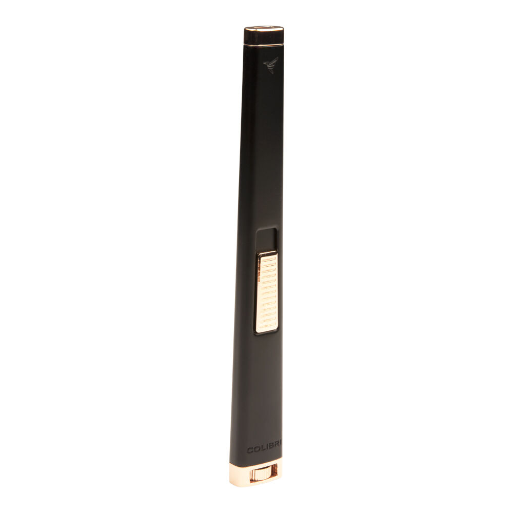 Colibri Cigar Lighters | Aura Flat Flame Matte Black/Rose Gold Lighter | Default
