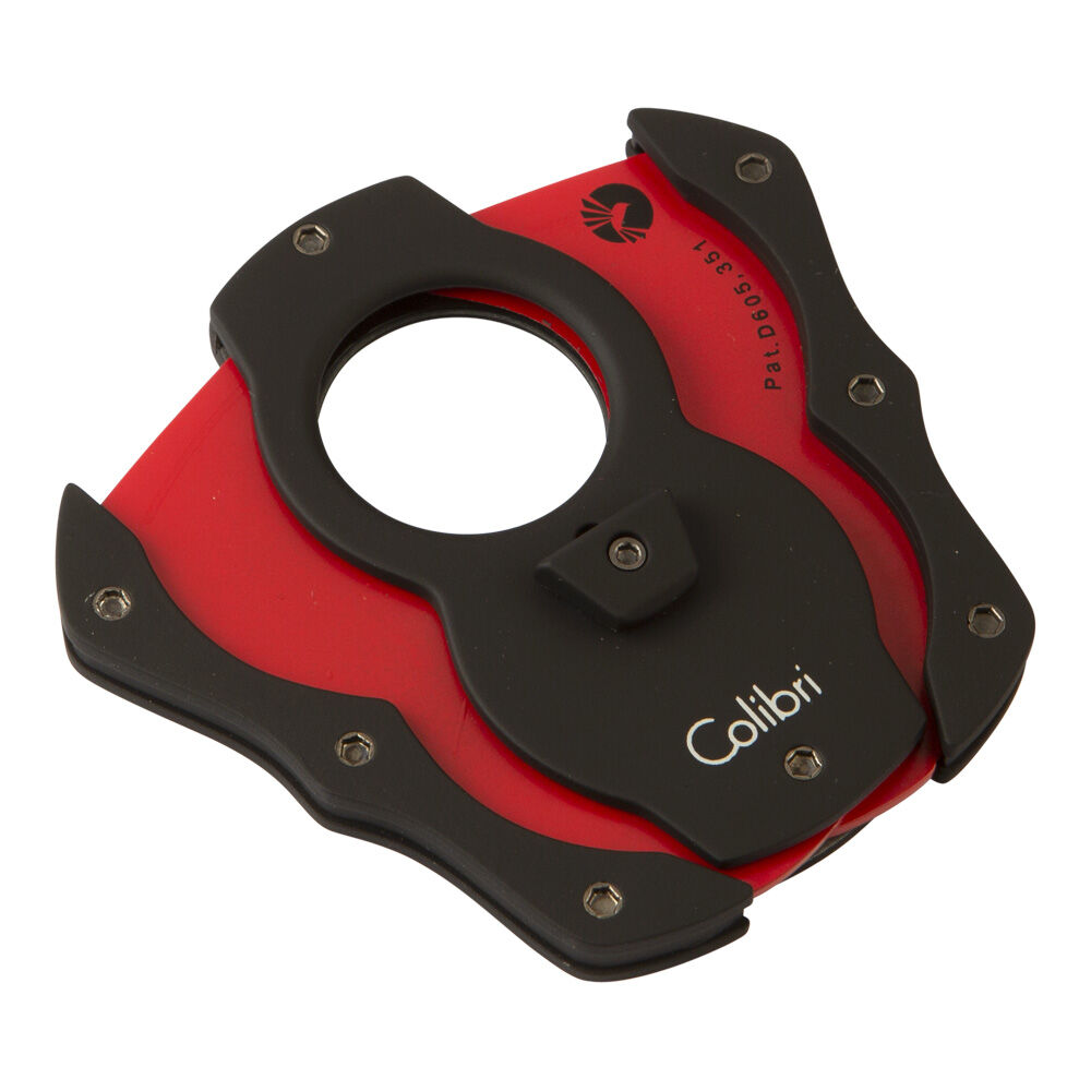 Colibri Cigar Cutters | Double Guillotine With Red Color Coated Blades | Default