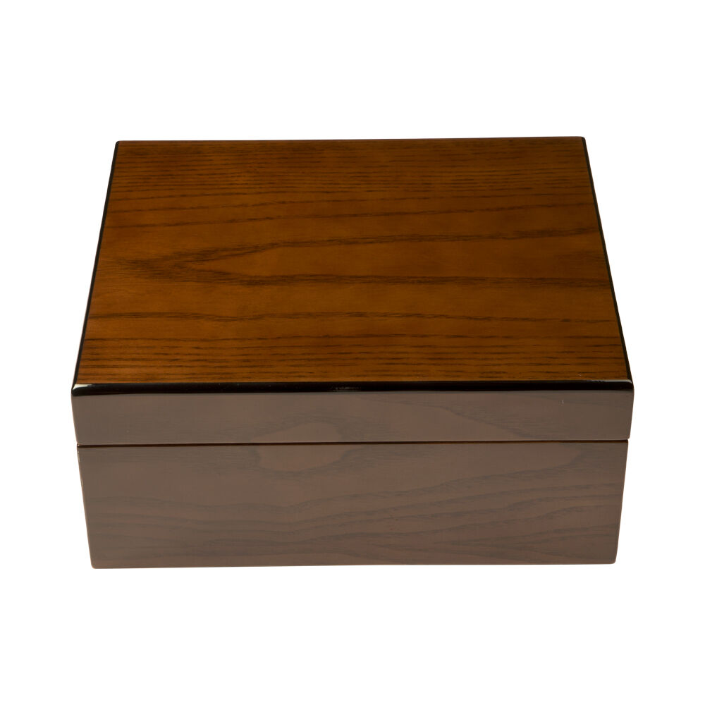 Cigar Humidors | Ash Burl Humidor Small | Default