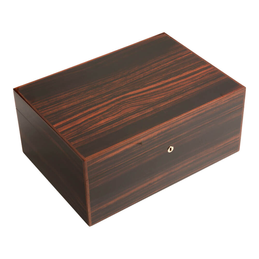 Cigar Humidors | Ebony Macassar Large | Default