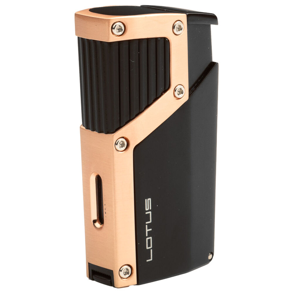Lotus Cigar Lighters | Black Matte & Copper Czar | Default