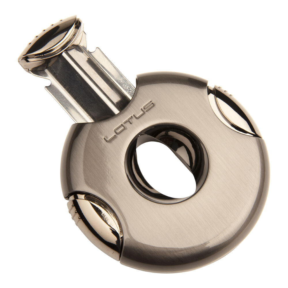 Lotus Cigar Cutters | Meteor Deepest V Cutter Gun Metal | Default