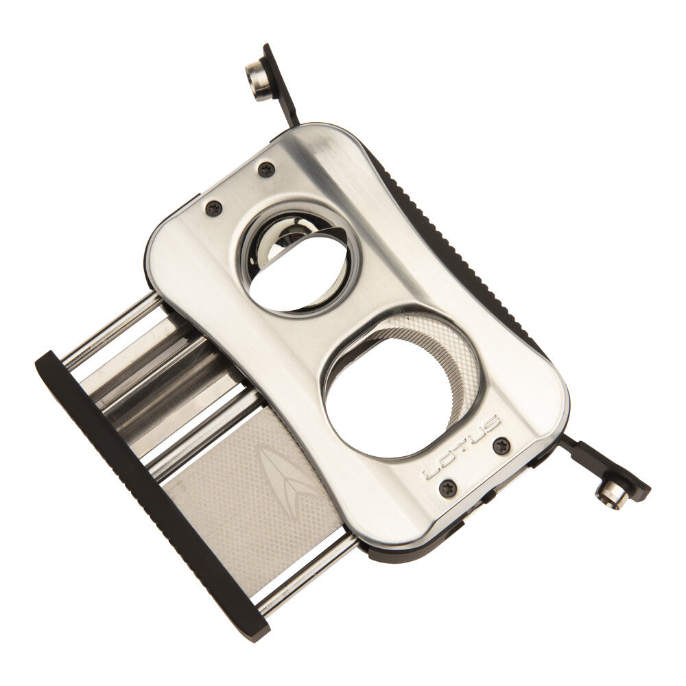 Lotus Cigar Cutters | Omni Twin Cutter Chrome | Default