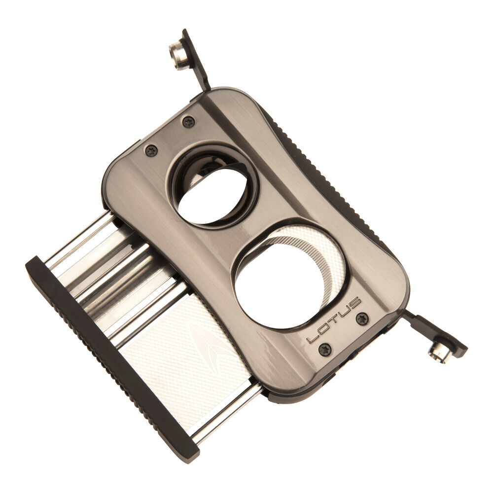Lotus Cigar Cutters | Omni Twin Cutter Gunmetal | Default