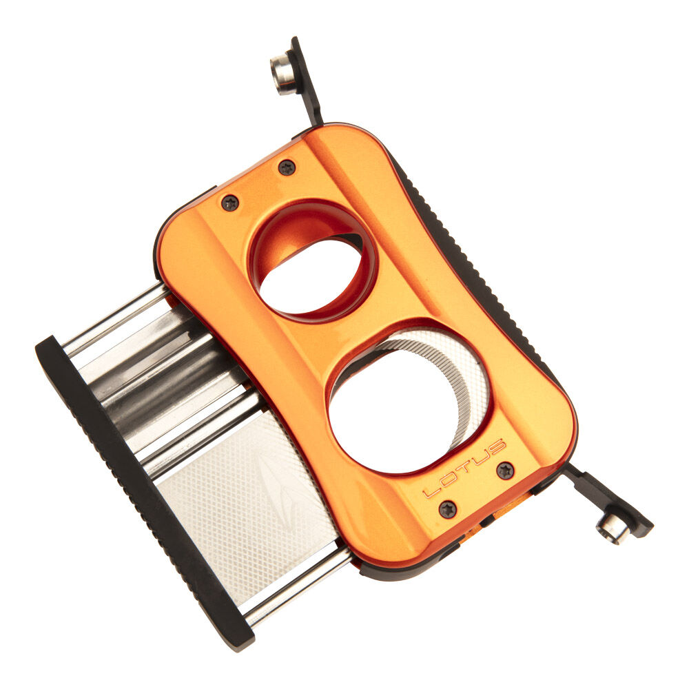 Lotus Cigar Cutters | Omni Twin Cutter Orange | Default