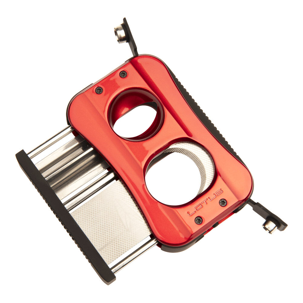 Lotus Cigar Cutters | Omni Twin Cutter Red | Default