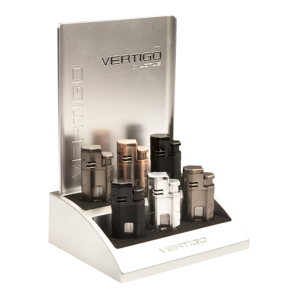 Vertigo Cigar Lighters | Vertigo Envoy Lighter Prepack of 12 | Pack of 12