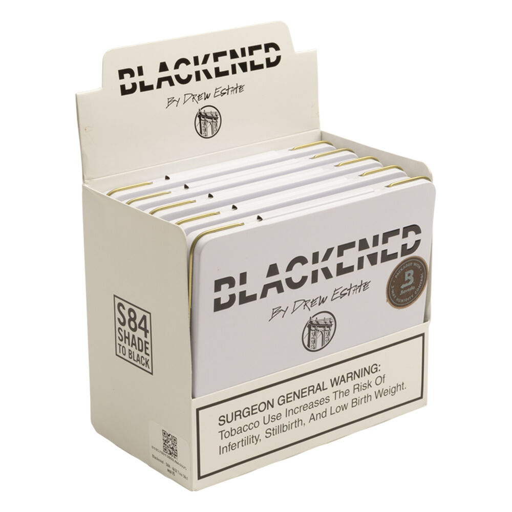 Blackened by Drew Estate | S84 Tins 5/10PK | 5 Tins of 10 (total of 50)