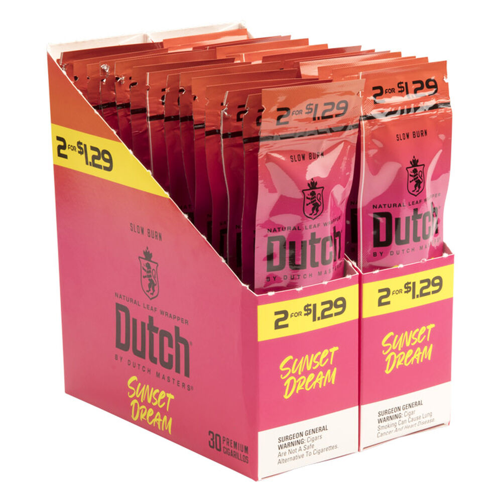 Dutch Masters | Sunset Dream 2/$129 4 | 30 packs of 2 (Total of 60)