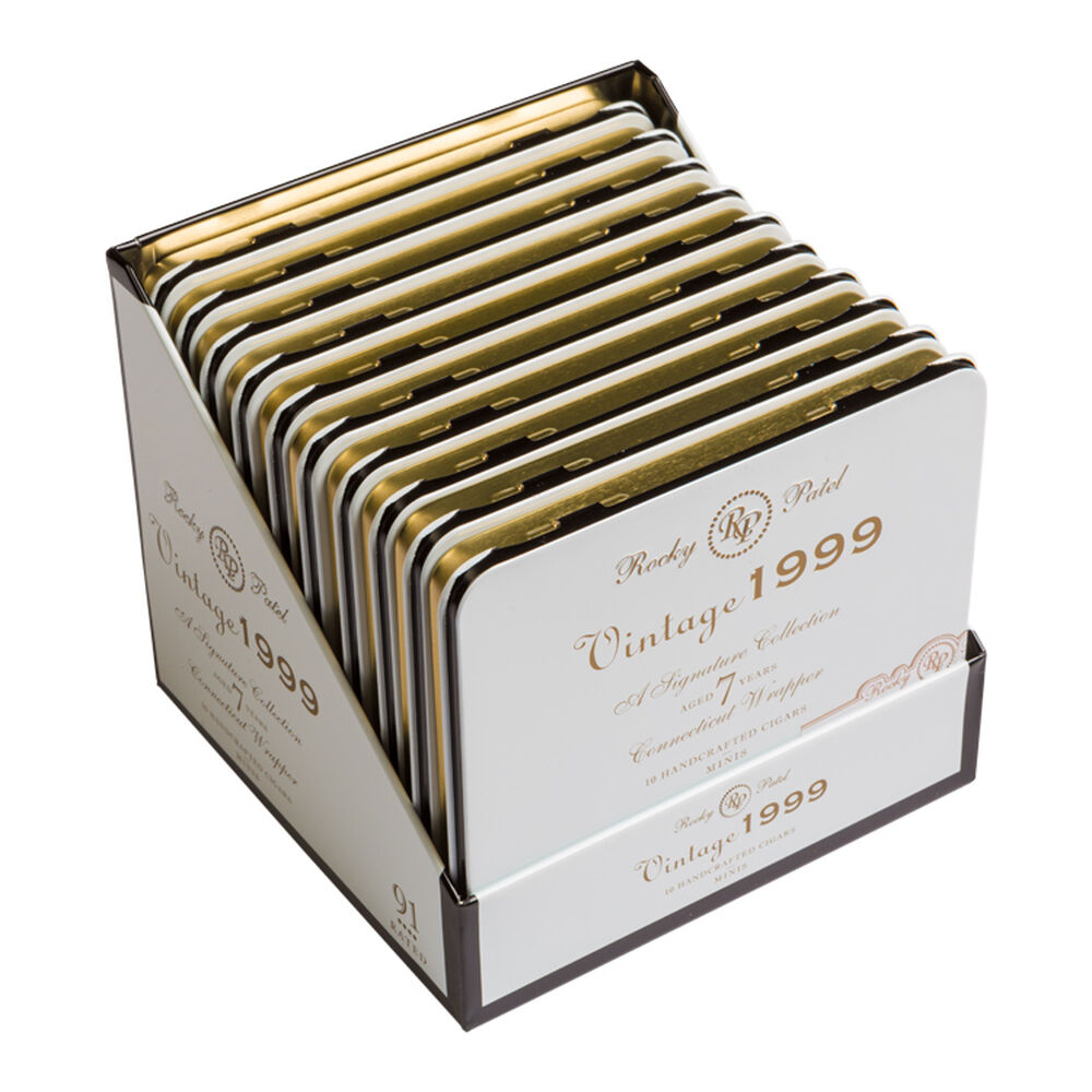 Rocky Patel Vintage 1999 | Minis 10/10 4 | 10 Tins of 10 (100 total)