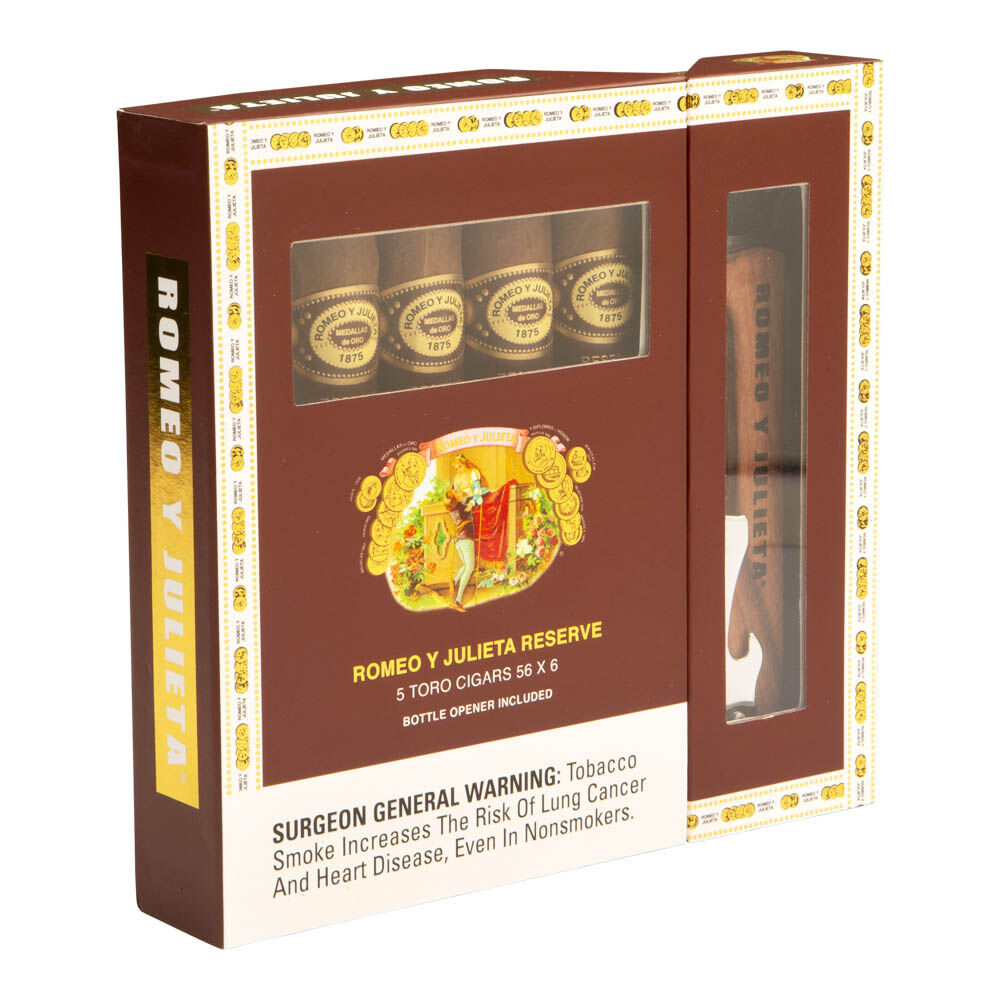 Cigar Samplers | Romeo 5ct + Wine Opener | 5 Cigars + Bottle Opener