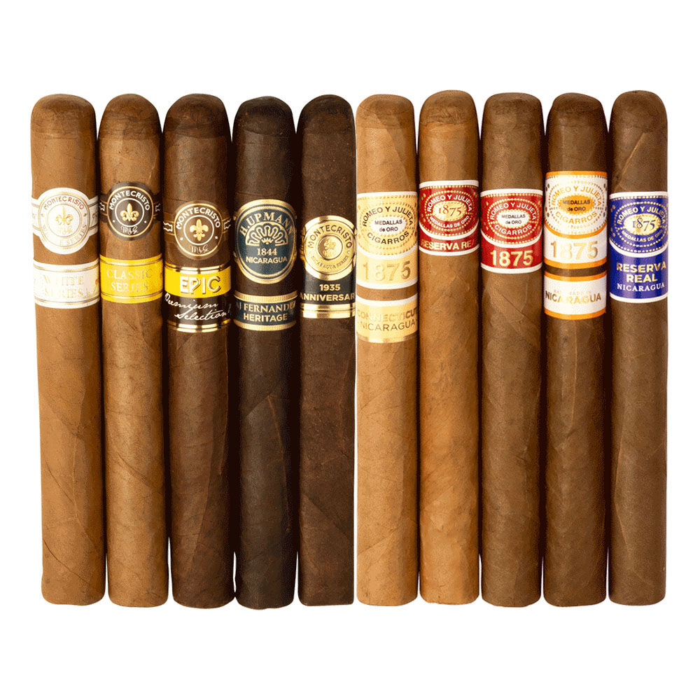 Cigar Samplers | AUSA 10ct Mixed Brand Sampler | Pack of 10