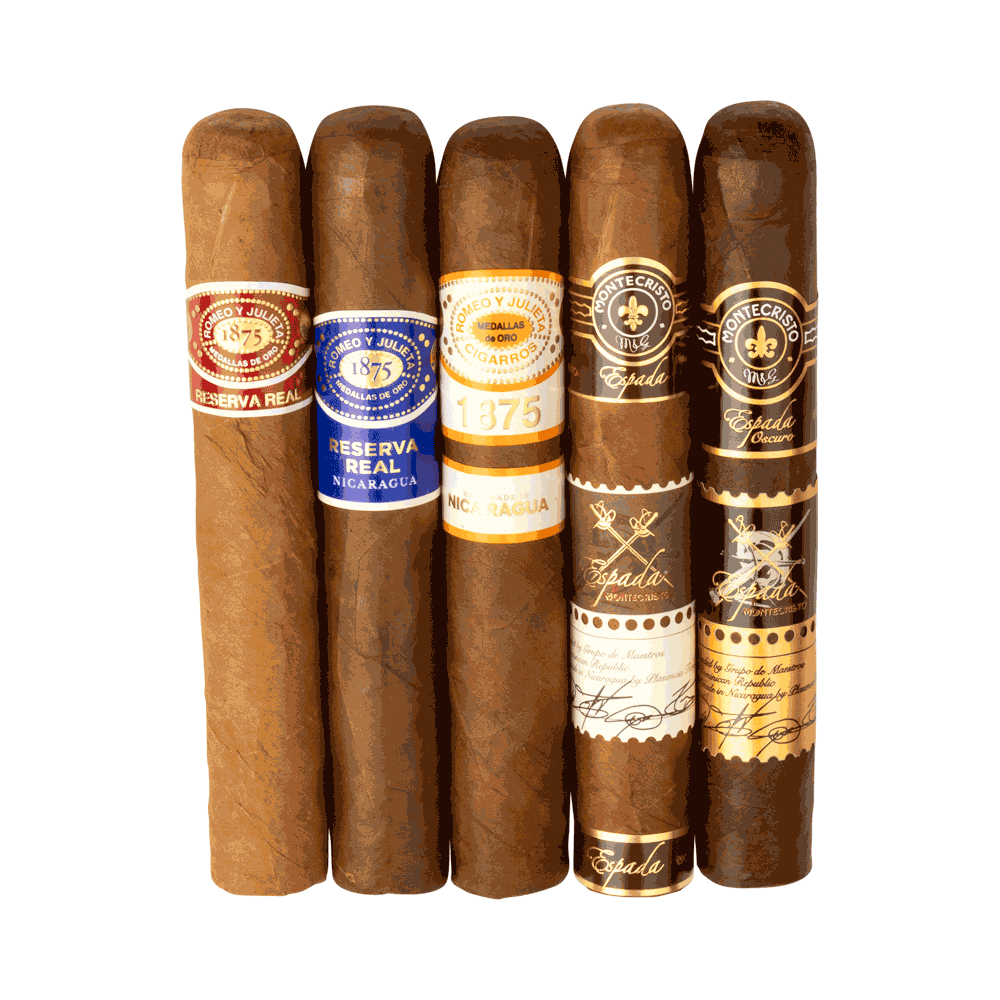 Cigar Samplers | 5ct Monte/Romeo Sampler | Pack of 5