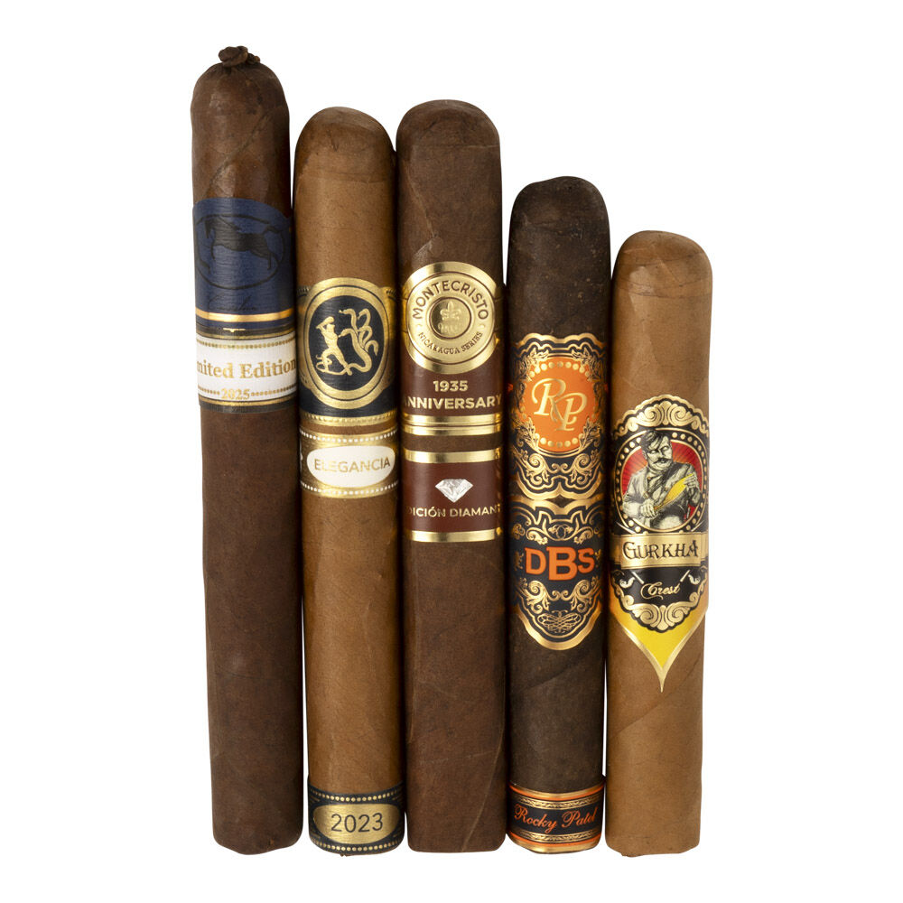Cigar Samplers | Top Tier 5 Cigar Sampler | Pack of 5