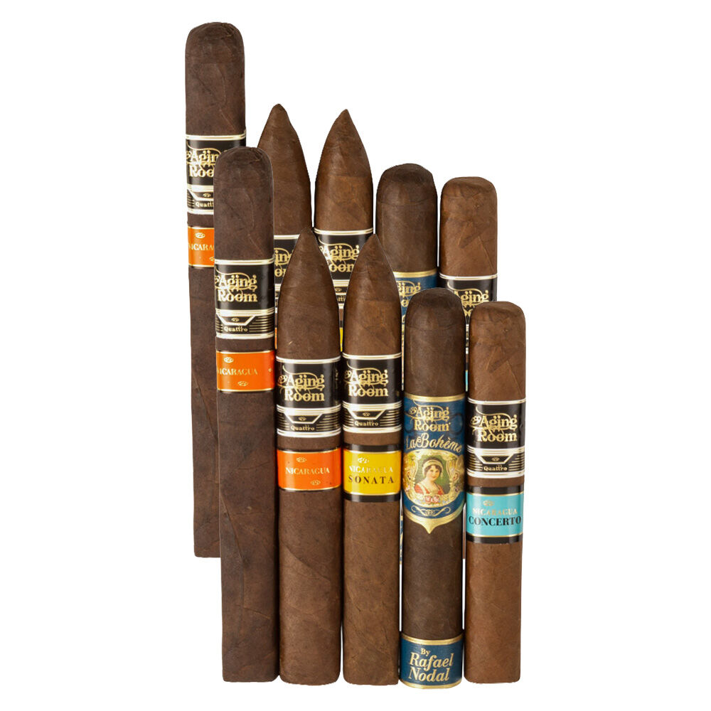 Cigar Samplers | 10ct Aging Room Sampler | Pack of 10