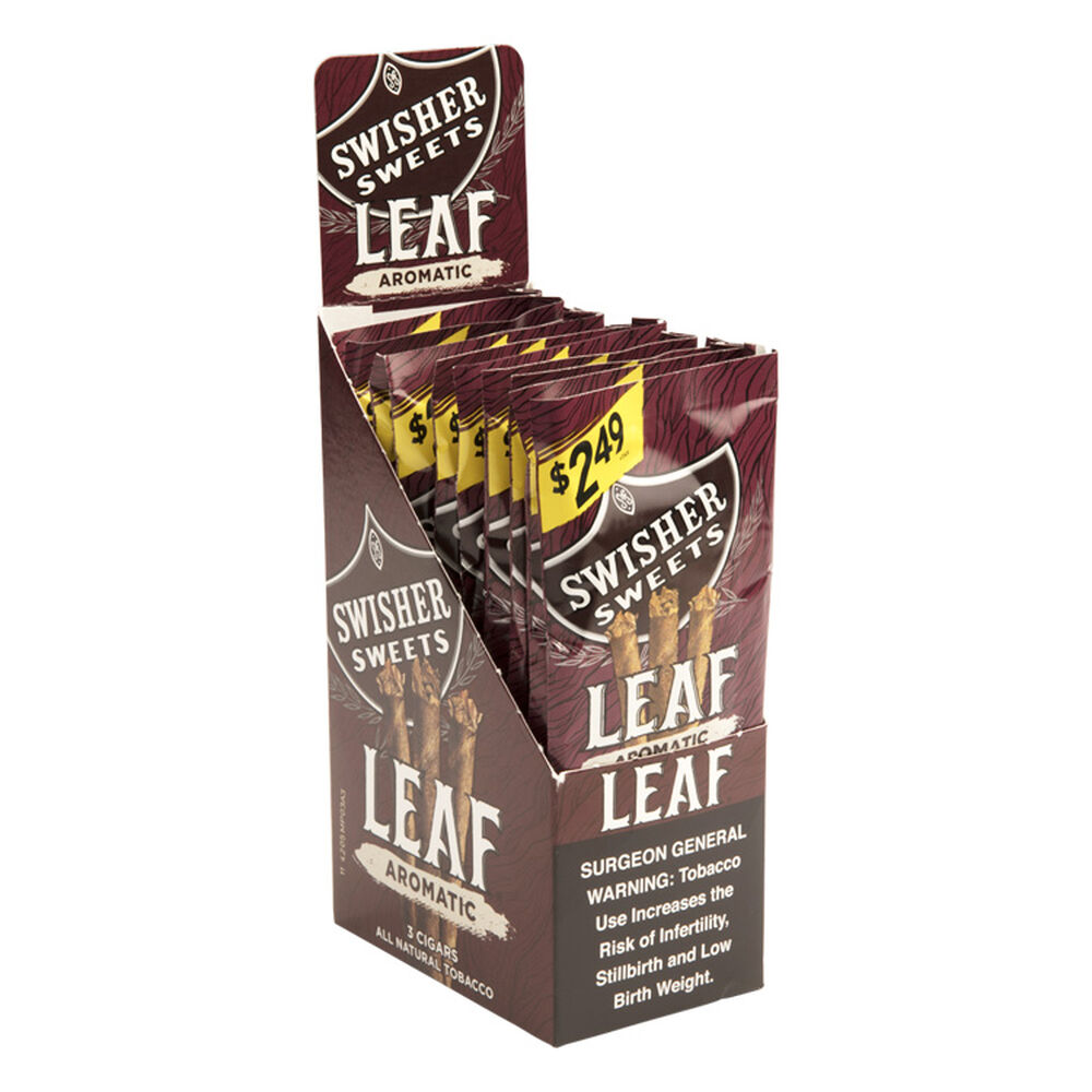 Swisher Sweets | Leaf Aromatic 3Pk 4 | 10 Packs of 3 (30 total)