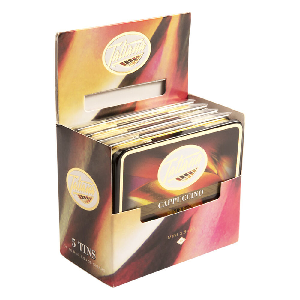 Tatiana Classic | Miniature Cappuccino 5/10 Tin 3 | 5 Tins of 10 (50 total)