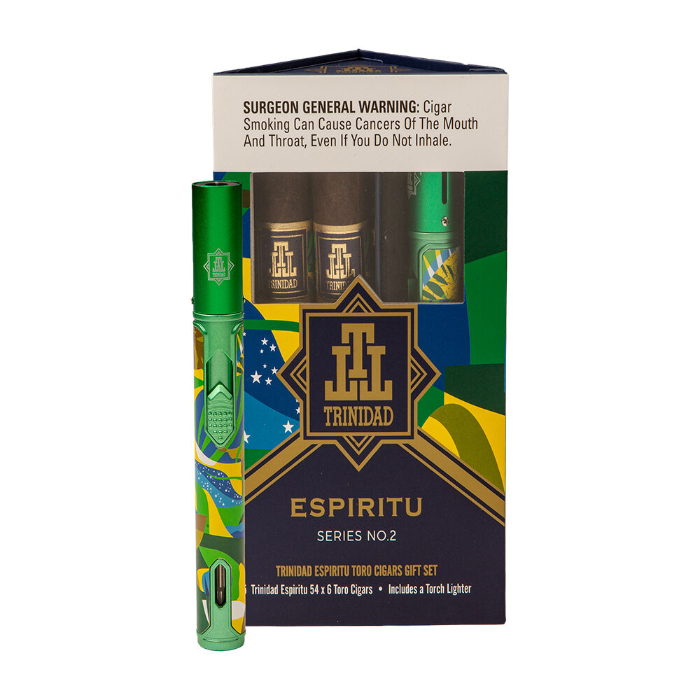 Cigar Samplers | Trinidad Espiritu Series 2 Sampler with Lighter | 5 Cigars + Lighter