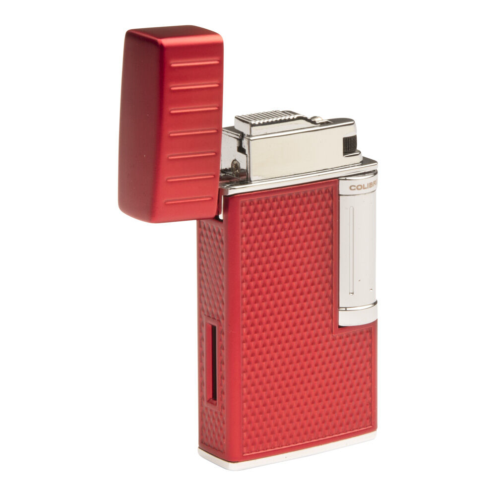 Colibri Cigar Lighters | Julius Soft Flame Red/Chrome Lighter | Default