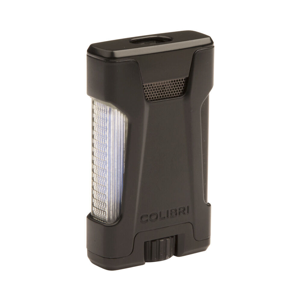 Colibri Cigar Lighters | Rebel Double Flame Black Lighter | Default