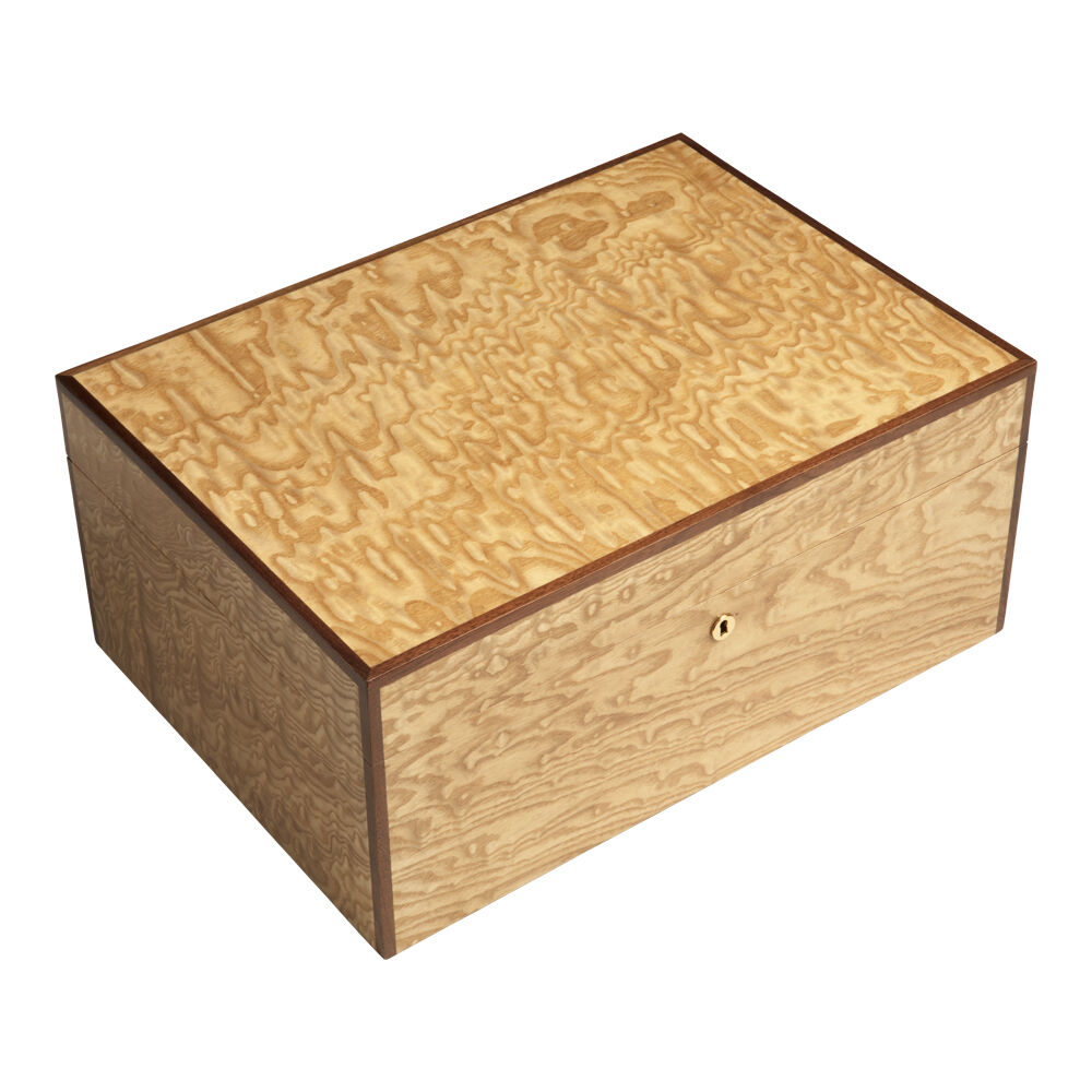 Cigar Humidors | Olive Ash Burl Large | Default